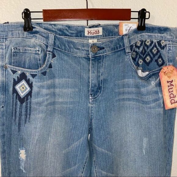 Mudd boho Aztec design skinny‎ jeans - Picture 13 of 14